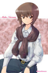 nishizumi maho from girls und panzer by nakasawa kei