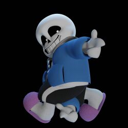 sans (undertale) from sonic (series) by dillywolf
