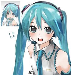 hatsune miku from vocaloid