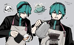 hatsune miku from vocaloid by coffee maker