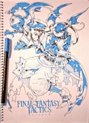 blue mage (final fantasy) from final fantasy by poch4n
