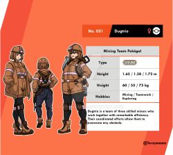 dugtrio from pokemon