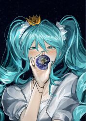 hatsune miku from vocaloid