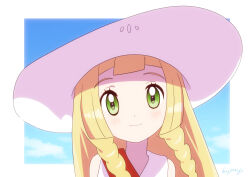 lillie (pokemon) from pokemon by kyanos (b 0000ff)