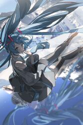 hatsune miku from vocaloid
