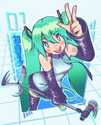 hatsune miku from vocaloid