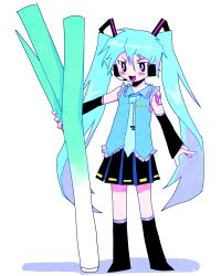 hatsune miku from vocaloid