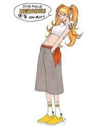 nami (one piece) from one piece by ssdraw