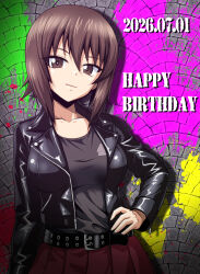 nishizumi maho from girls und panzer by kamishima kanon