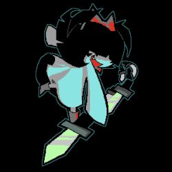 aqua (deltarune) from deltarune