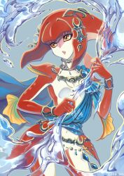 mipha from the legend of zelda by zin (mame denkyu)