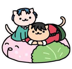 saotome ranma from neko atsume by hanamutsuki