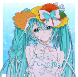 hatsune miku from magical mirai (vocaloid)