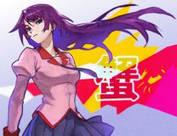 senjougahara hitagi from bakemonogatari