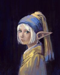 frieren from girl with a pearl earring