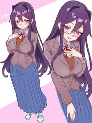 yuri (doki doki literature club) from doki doki literature club
