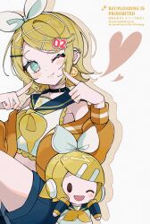 kagamine rin from vocaloid by maca1227
