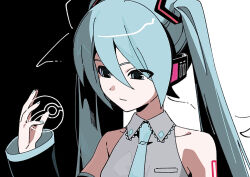 hatsune miku from vocaloid