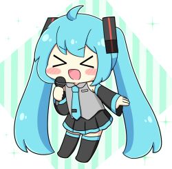 hatsune miku from vocaloid by nukotun