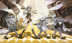 stelle (honkai: star rail) from abbey road by achyue