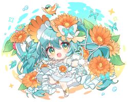 hatsune miku from magical mirai (vocaloid) by yuni (irohasuiroiro)