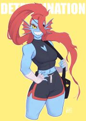 undyne from undertale by blushbrushart