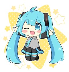 hatsune miku from vocaloid by nukotun