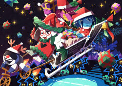 kris (dark world) (deltarune) from christmas by watawata22