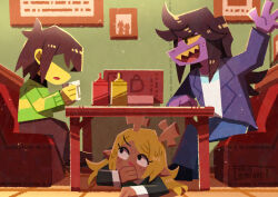 kris (deltarune) from deltarune by watawata22