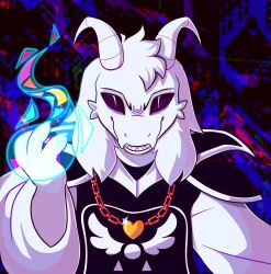 asriel dreemurr from undertale by clunkydot