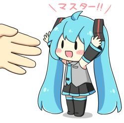 hatsune miku from vocaloid by nukotun