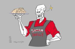 papyrus (undertale) from helltaker by raviolibox