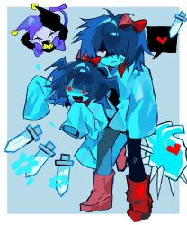 aqua (deltarune) from deltarune by 7szndc