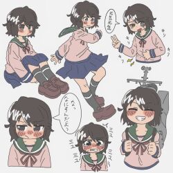 miyuki (kancolle) from kantai collection