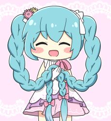 hatsune miku from vocaloid by nukotun