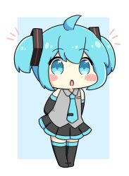hatsune miku from vocaloid by nukotun