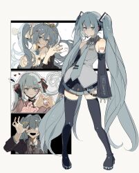 hatsune miku from monitoring (vocaloid)