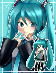 hatsune miku from vocaloid