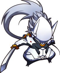 hakumen from blazblue