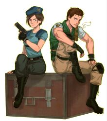chris redfield from resident evil by tirtyturtle
