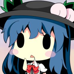 hinanawi tenshi from cookie (touhou) by nesedeo