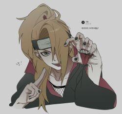 deidara (naruto) from naruto (series)