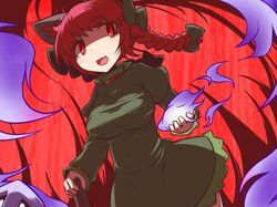 kaenbyou rin from touhou by hakika