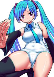 hatsune miku from vocaloid by porosuke