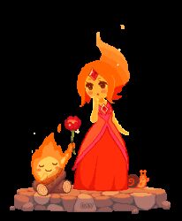 calcifer from adventure time by dav-19