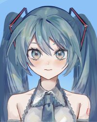 hatsune miku from vocaloid