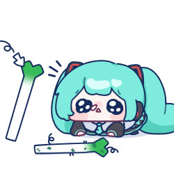 hatsune miku from vocaloid by yananang