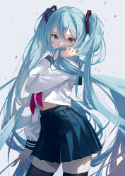 hatsune miku from vocaloid by caidychen