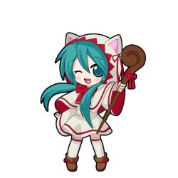 hatsune miku from vocaloid