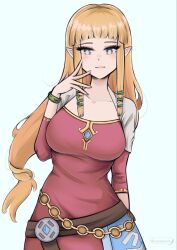 princess zelda from the legend of zelda